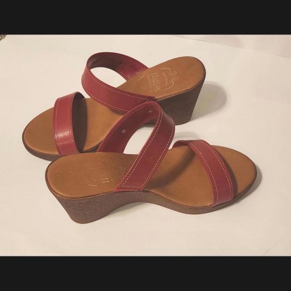 Red Wedges/Sandals